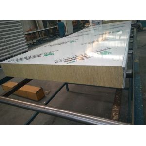 High Density Furnace Insulated 150mm Rock Wool Sandwich Panel