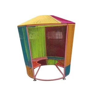 Climbing net amusement park color protection safety net