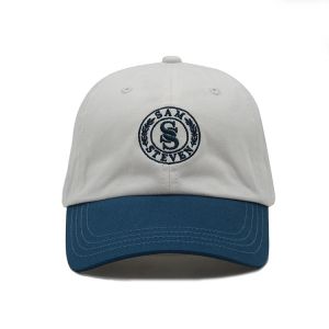 Six Panel High Profile Unstructured Baseball Cap Adjustable Strap