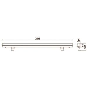 RGBW LED Wall Washer Light IP65 For Outside Wall Lighting