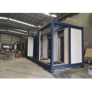 Removable 20ft Prefabricated Retro Shipping Container Exhibition