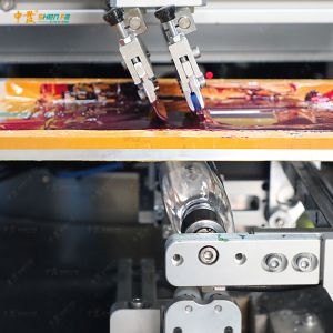 Automatic Servo Screen Printing Machine Glass Square Bottle Mass Production