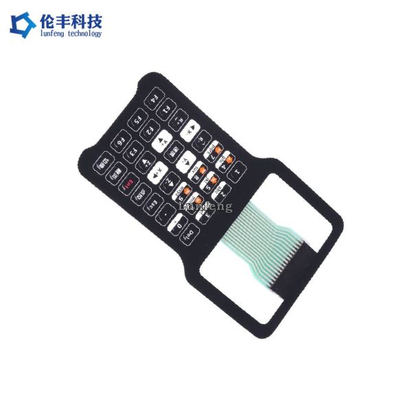 Quality PET Transparent LCD Flat Membrane Switch Matte Surface Keypad wholesale