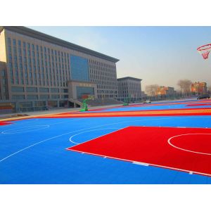 400*400*18mm Anti Slip Pp Interlocking Garage Floor Tiles Removable Plastic