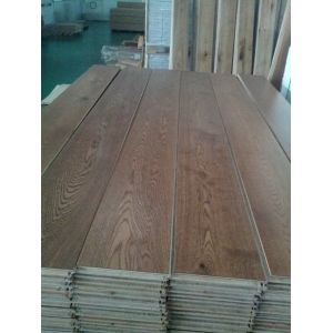 Oak Engineered Flooring(Bruhed, Wheat color,UV lacquer, click systerm)