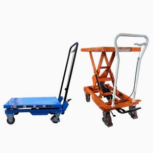 1000kg Hydraulic Single Scissor Lift Table Mini Smart Portable Max Height 950mm