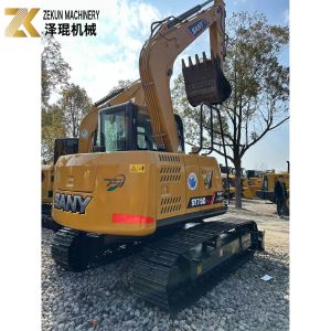 Second Hand Sany SY75C Pro 7.5 Ton Mini Crawler Digger With ISUZU Engine