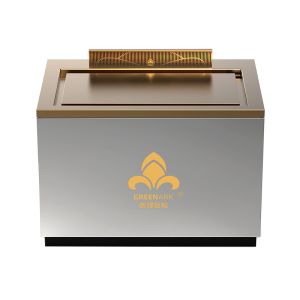 Customizable Copper Teppanyaki Grill Table with Electric Heating