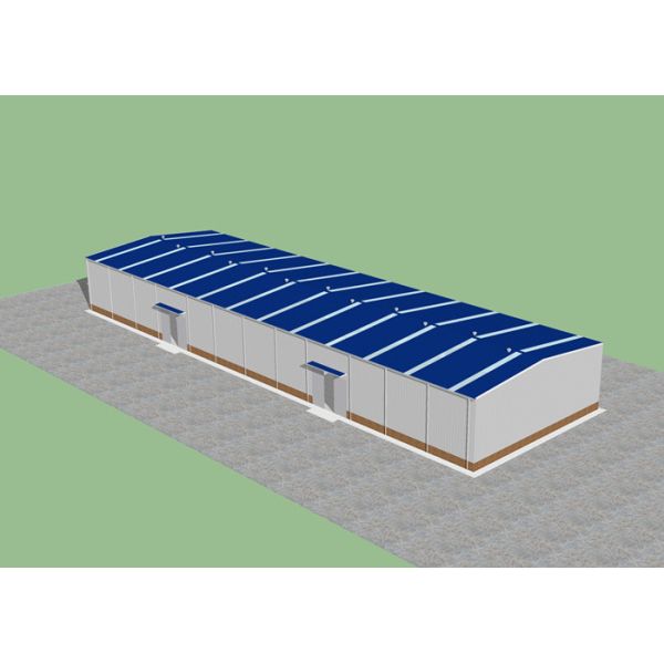 Q235 / Q355 Steel Structure Workshop Prefabricated Steel Frame Buildings