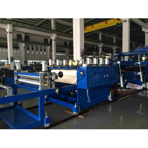 Quality PVC PET Corrugated Wave Roof Tile Sheet Extrusion Machine Width 850-1050mm wholesale