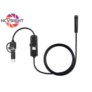 China Micro USB Endoscope Camera 3IN1 Industrial Endoscope With Adjustable LED Light on sale