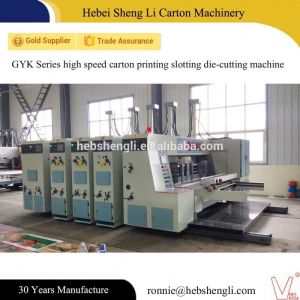 8 Colors Flexo Printer Slotter Machine Fully Electric Control With 3 Years