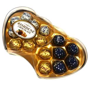 China T16 Double Heart Chocolate Gift Box Heart Shaped 16pcs on sale