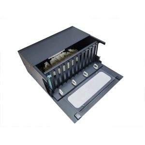 4U 144 Core Sliding Drawer Fiber Optic Patch Panel With Removeable Adapter Panel