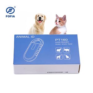 24/7 OLED White Animal Microchip Scanner With Built-In Buzzer Rfid Reader
