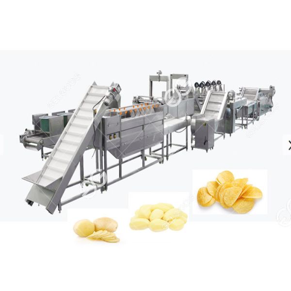 Industrial Automatic Potato Chips Making Machine Electric Heating With High