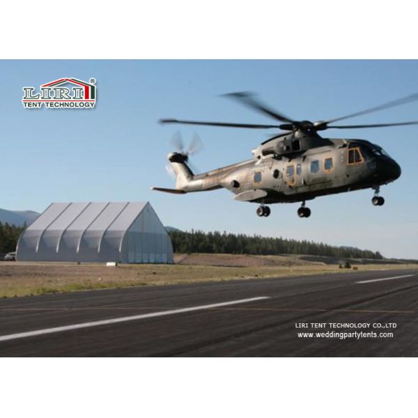 Quality 20M X 30M Portable Aluminum White Aircraft Hangar Tent for Military Helicopter and Fixed Wing wholesale