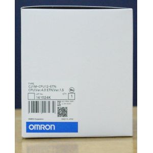 Cheap CPU Omron PLC Module CJ1M-CPU12-ETN Stored Program 90 × 65 Mm for sale