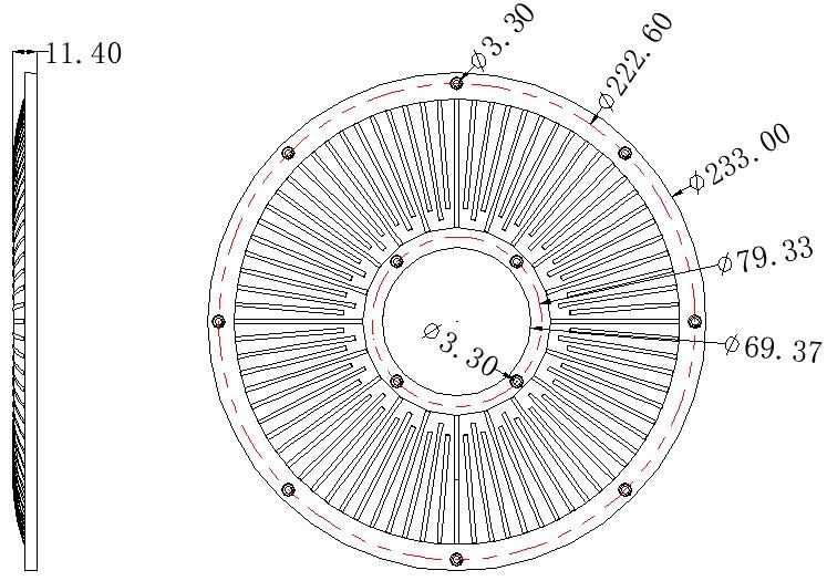 High Bay Light Lens With SMD 3030/2835 LED Chips And IP65 Rating For Warehouse Lighting