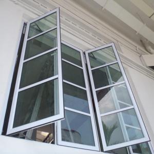 Cheap Thermal Break Aluminum Casement Window Double Glass Swing for sale