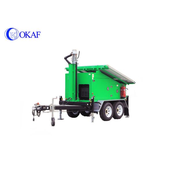 Quality Large Mobile Forensics Construction Light Trailer Outdoor High Bar Lighting System wholesale