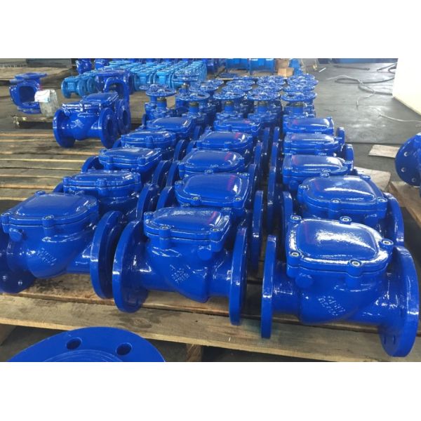 H44T-16Q ductile iron DIN swing check valve manufacturer with good quality