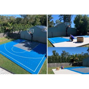 Floated Waterproof Interlocking Sports Tiles No Cracking Badminton