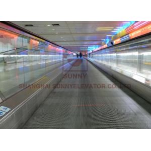 1000mm PLC Large Passenger Flow 0.5M/S Automatic Moving Walkway