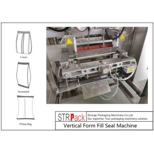 350g Powder Packaging Machine Vertical Form Fill Seal 80 Bags/Min With Auger