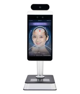 Cheap 8 Inch 3D face recognition thermometer terminal Time Attendance System for sale