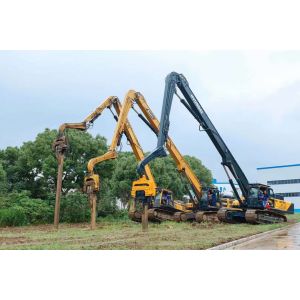 12 Meter Vibrating Pile Driver For Concrete Sheet Pile Building Projects Work