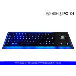 Cheap Waterproof Illuminated Metal Keyboard for sale