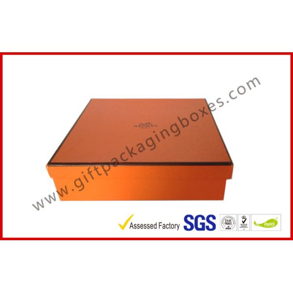 Quality Printing Embossed Paper Apparel Gift Boxes For Lid / Boots And Shoses wholesale