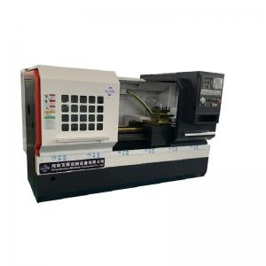 China Heavy Cutting Metal High Precision Flat Bed CNC Lathe Machine Horizontal on sale
