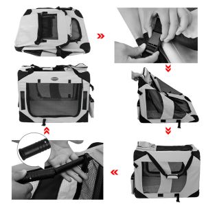 Expandable Pet Carrier Bag , Soft Sided Dog Carrier Rucksack PDC50H Model Number