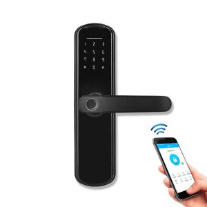 TTlock App Controlled Smart Lock Key Pad SU304 DC6V With Handles