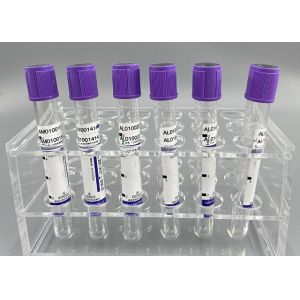 China EDTA Anticoagulant Blood Vacuum Container For Glycosylated Hemoglobin HBAIC on sale