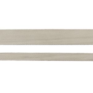 1.8cm White Herringbone Cotton Webbing Tape For Garment