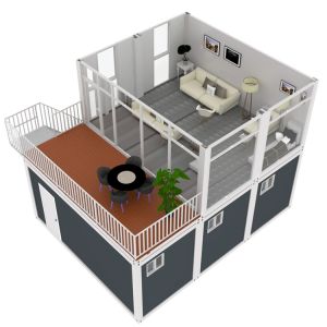 Prefabricated House Office Space Container Modular Structure Home With