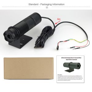 kaemeasu Temperature Transmitter 4~20mA Output Laser Pyrometer Temp Sensor -50