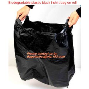 Biodegradable Reusable Plastic T-Shirt Bag Eco Friendly Compostable Grocery