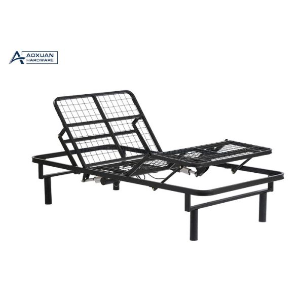 Quality Hostipal Black Modern Electric Adjustable Bed Frame wholesale