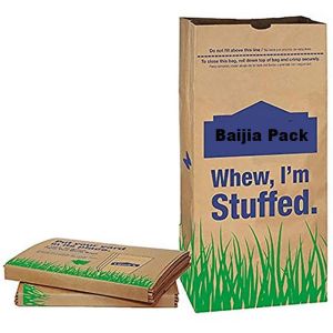 Convenient Packaging Solution Lawn And Leaf Bags Heavy Weight Capacity