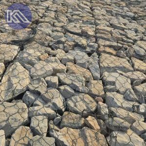 3.05mm / 80*100mm / 2*1*1m Iron Mesh Retaining Wall Galvanized Custom Gabion