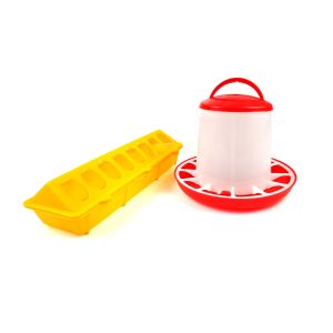 Easy Install Quick Feeding Chicken Feed Trough Food Saving