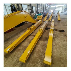 Durable Excavator Attachment CAT320 Long Arm With 0.4-0.8 Cbm Capacity