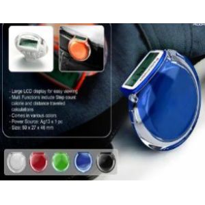 Colorful ABS Calorie Counter Pedometer with Large LCD Display