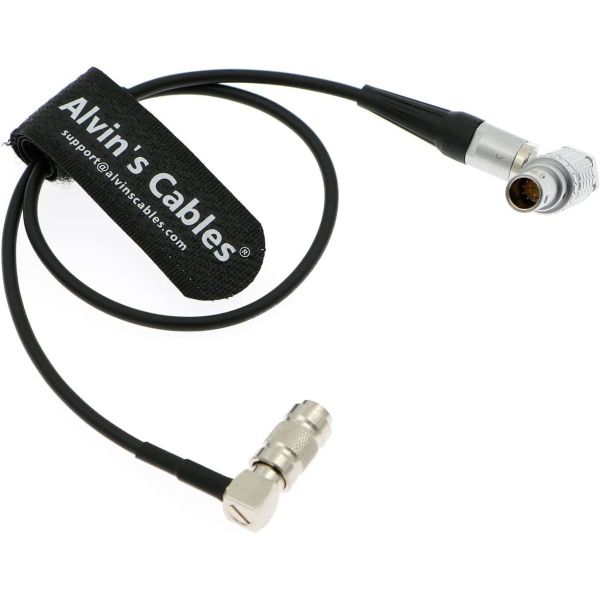 Quality Alvin's Cables RED Komodo Timecode Cable Right Angle DIN To Right Angle EXT 9 Pin Male Timecode In Cable wholesale