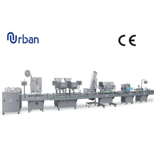 Automated Capsule Tablet Bottle Filling Machine In Integrated Pharmaceutical