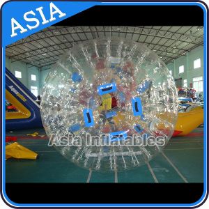 Cheap 1.0mm PVC Transparent Used Inflatable Water Zorb For Water Pool for sale
